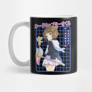 Classic Sakura Cute Girl Japanese Manga Mug